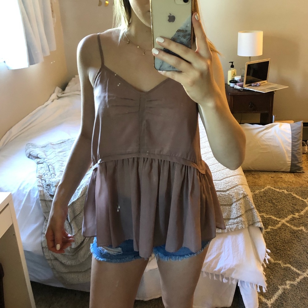 Rose Gold Urban Outfitters Tank Top